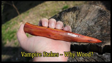 why do stakes kill vampires|Wooden Stakes .